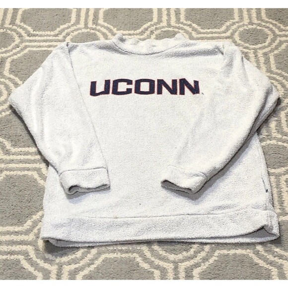 UCONN Huskies Woolly Threads Pullover Sweatshirt Women’s Size Small High Neck - Picture 1 of 6